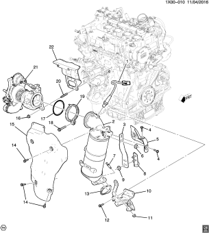 Chevy 1.5L Exhaust Manifold installation