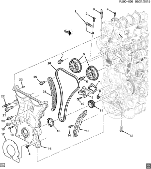 2016 chevy malibu 1.5 timing chain replacement