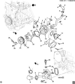 Chevy 1.5L Water Pump installation