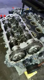 Chevy 3.6L DOHC cylinder head installation