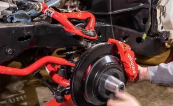 Chevy Camaro front brakes