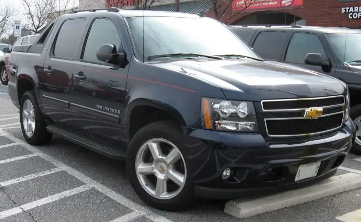 chevy Avalanche rear end Torque specs