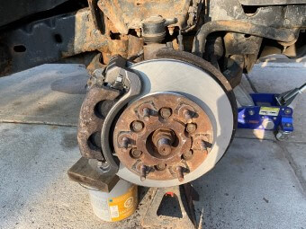 Chevy Colorado front brakes